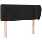 vidaXL Cabecero de terciopelo negro 93x23x78/88 cm vidaXL Cabecero de terciopelo negro 93x23x78/88 cm