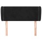 vidaXL Cabecero de terciopelo negro 93x23x78/88 cm vidaXL Cabecero de terciopelo negro 93x23x78/88 cm