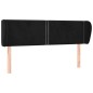 vidaXL Cabecero de terciopelo negro 147x23x78/88 cm vidaXL Cabecero de terciopelo negro 147x23x78/88 cm