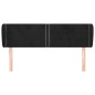 vidaXL Cabecero de terciopelo negro 147x23x78/88 cm vidaXL Cabecero de terciopelo negro 147x23x78/88 cm