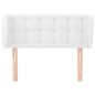 vidaXL Cabecero de cuero sintético blanco 83x23x78/88 cm vidaXL Cabecero de cuero sintético blanco 83x23x78/88 cm