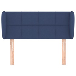 vidaXL Cabecero de tela azul 83x23x78/88 cm