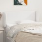 vidaXL Cabecero de cuero sintético blanco 83x23x78/88 cm vidaXL Cabecero de cuero sintético blanco 83x23x78/88 cm