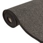 vidaXL Alfombra de pasillo con aspecto sisal gris antracita 50x200 cm