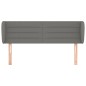 vidaXL Cabecero de tela gris oscuro 147x23x78/88 cm vidaXL Cabecero de tela gris oscuro 147x23x78/88 cm