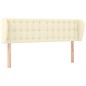 vidaXL Cabecero de cuero sintético color crema 147x23x78/88 cm vidaXL Cabecero de cuero sintético color crema 147x23x78/88 cm