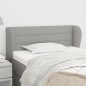 vidaXL Cabecero de tela gris claro 103x23x78/88 cm vidaXL Cabecero de tela gris claro 103x23x78/88 cm