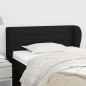 vidaXL Cabecero de tela negro 83x23x78/88 cm vidaXL Cabecero de tela negro 83x23x78/88 cm