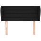 vidaXL Cabecero de tela negro 83x23x78/88 cm vidaXL Cabecero de tela negro 83x23x78/88 cm