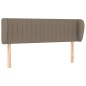 vidaXL Cabecero de tela gris taupe 147x23x78/88 cm vidaXL Cabecero de tela gris taupe 147x23x78/88 cm