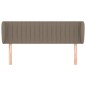 vidaXL Cabecero de tela gris taupe 147x23x78/88 cm vidaXL Cabecero de tela gris taupe 147x23x78/88 cm