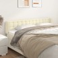 vidaXL Cabecero de cuero sintético color crema 183x23x78/88 cm vidaXL Cabecero de cuero sintético color crema 183x23x78/88 cm