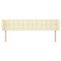 vidaXL Cabecero de cuero sintético color crema 183x23x78/88 cm vidaXL Cabecero de cuero sintético color crema 183x23x78/88 cm