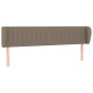 vidaXL Cabecero de tela gris taupe 163x23x78/88 cm vidaXL Cabecero de tela gris taupe 163x23x78/88 cm