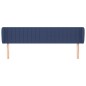 vidaXL Cabecero de tela azul 183x23x78/88 cm vidaXL Cabecero de tela azul 183x23x78/88 cm