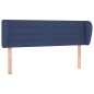vidaXL Cabecero de tela azul 147x23x78/88 cm vidaXL Cabecero de tela azul 147x23x78/88 cm