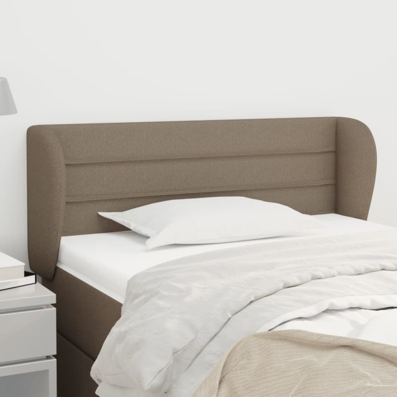 vidaXL Cabecero de tela gris taupe 83x23x78/88 cm vidaXL Cabecero de tela gris taupe 83x23x78/88 cm