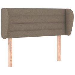 vidaXL Cabecero de tela gris taupe 83x23x78/88 cm