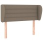 vidaXL Cabecero de tela gris taupe 83x23x78/88 cm vidaXL Cabecero de tela gris taupe 83x23x78/88 cm
