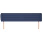 vidaXL Cabecero de tela azul 203x23x78/88 cm vidaXL Cabecero de tela azul 203x23x78/88 cm