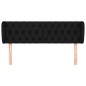 vidaXL Cabecero de tela negro 147x23x78/88 cm vidaXL Cabecero de tela negro 147x23x78/88 cm