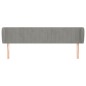 vidaXL Cabecero de terciopelo gris claro 183x23x78/88 cm vidaXL Cabecero de terciopelo gris claro 183x23x78/88 cm