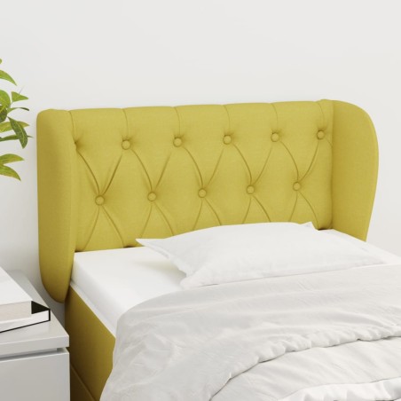 vidaXL Cabecero de tela verde 83x23x78/88 cm