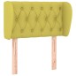 vidaXL Cabecero de tela verde 83x23x78/88 cm