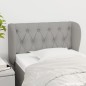 vidaXL Cabecero de tela gris claro 83x23x78/88 cm vidaXL Cabecero de tela gris claro 83x23x78/88 cm