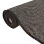 vidaXL Alfombra de pasillo con aspecto sisal gris antracita 80x400 cm