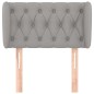 vidaXL Cabecero de tela gris claro 83x23x78/88 cm vidaXL Cabecero de tela gris claro 83x23x78/88 cm