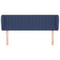 vidaXL Cabecero de tela azul 147x23x78/88 cm vidaXL Cabecero de tela azul 147x23x78/88 cm