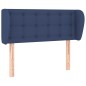 vidaXL Cabecero de tela azul 83x23x78/88 cm vidaXL Cabecero de tela azul 83x23x78/88 cm