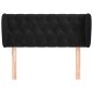 vidaXL Cabecero de terciopelo negro 93x23x78/88 cm vidaXL Cabecero de terciopelo negro 93x23x78/88 cm