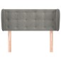 vidaXL Cabecero de terciopelo gris claro 83x23x78/88 cm vidaXL Cabecero de terciopelo gris claro 83x23x78/88 cm