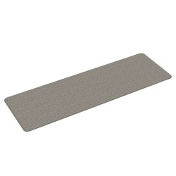 vidaXL Alfombra de pasillo con aspecto de sisal plateada 50x150 cm