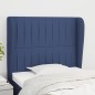 vidaXL Cabecero con orejas de tela azul 103x23x118/128 cm vidaXL Cabecero con orejas de tela azul 103x23x118/128 cm