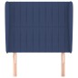 vidaXL Cabecero con orejas de tela azul 103x23x118/128 cm vidaXL Cabecero con orejas de tela azul 103x23x118/128 cm
