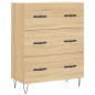 vidaXL Aparador alto madera contrachapada color roble 69,5x34x180 cm vidaXL Aparador alto madera contrachapada color roble 69,5x34x180 cm