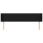 vidaXL Cabecero de tela negro 183x16x78/88 cm vidaXL Cabecero de tela negro 183x16x78/88 cm