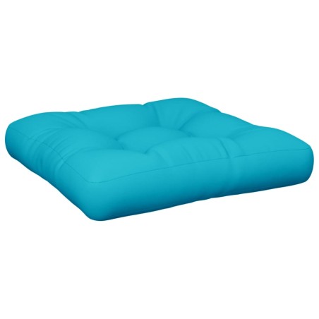 vidaXL Cojín para palés tela Oxford turquesa 60x61,5x10 cm