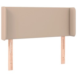 vidaXL Cabecero de cuero sintético color capuchino 93x16x78/88 cm
