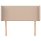 vidaXL Cabecero de cuero sintético color capuchino 93x16x78/88 cm vidaXL Cabecero de cuero sintético color capuchino 93x16x78/88 cm