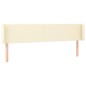 vidaXL Cabecero de cuero sintético color crema 163x16x78/88 cm vidaXL Cabecero de cuero sintético color crema 163x16x78/88 cm