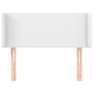 vidaXL Cabecero de cuero sintético blanco 103x16x78/88 cm vidaXL Cabecero de cuero sintético blanco 103x16x78/88 cm