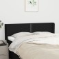 vidaXL Cabecero de tela negro 147x16x78/88 cm vidaXL Cabecero de tela negro 147x16x78/88 cm