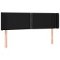 vidaXL Cabecero de tela negro 147x16x78/88 cm vidaXL Cabecero de tela negro 147x16x78/88 cm