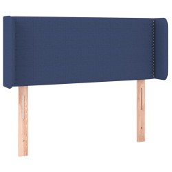 vidaXL Cabecero de tela azul 93x16x78/88 cm