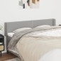 vidaXL Cabecero de tela gris claro 183x16x78/88 cm vidaXL Cabecero de tela gris claro 183x16x78/88 cm