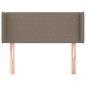vidaXL Cabecero de tela gris taupe 93x16x78/88 cm vidaXL Cabecero de tela gris taupe 93x16x78/88 cm